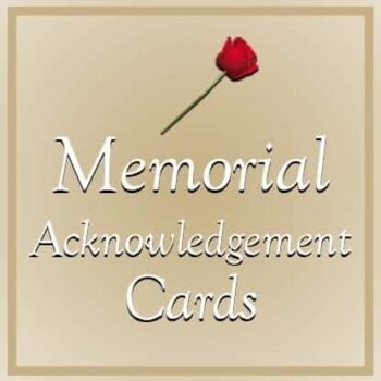 Memorial Acknowledgement Cards