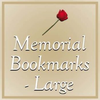 Memorial Bookmarks - Large