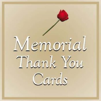 Memorial Thank You Cards