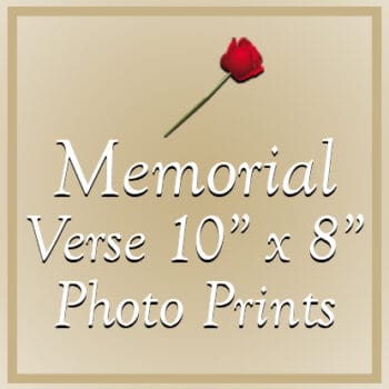 Memorial Verse Prints